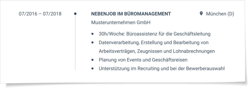 Lebenslauf: Berufserfahrung in Bewerbung angeben | Tipps & Beispiele